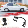 Kia Rio 4pcs Spark Plug Wire Ignition Coil Cables (2001-2005)
