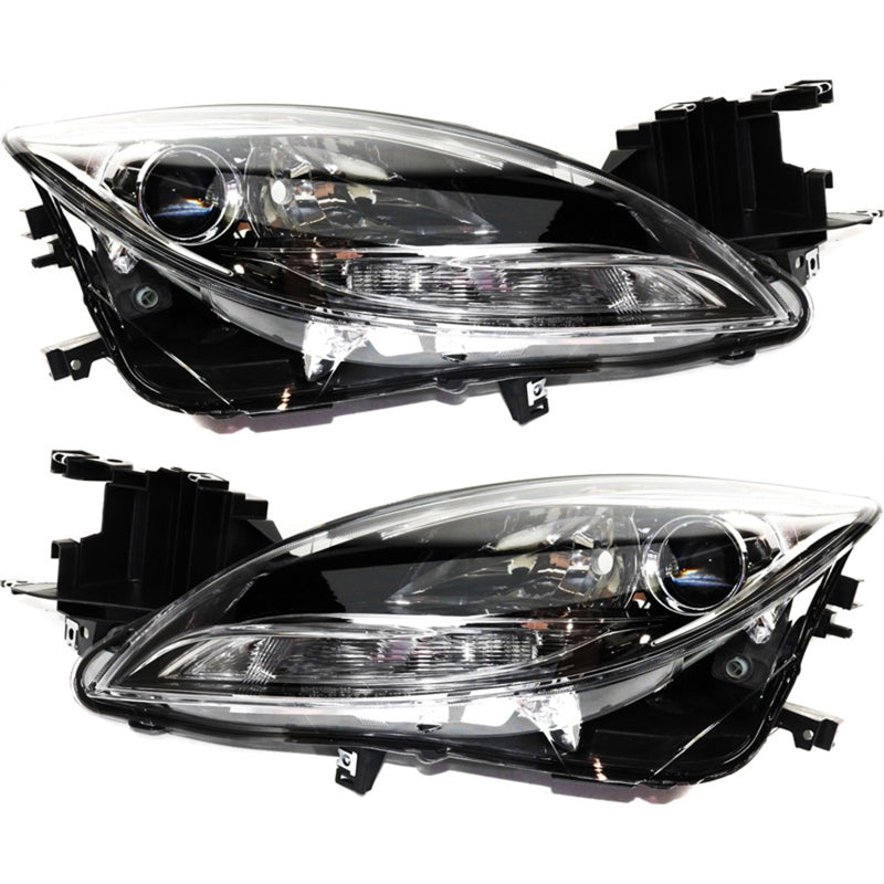 Headlight Assembly Set For 2011-13 Mazda 6 Left and Right