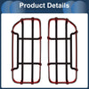 Ford Bronco 2021-2023 Headlight Trim Bezels (2 x Red)