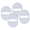Universal Models White Carbon Fiber Style Car Lock Cover Trim