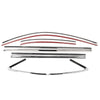 Audi A3 S3 Sedan (2015-2020) 1 Set Black Car Window Trim Strip Cover