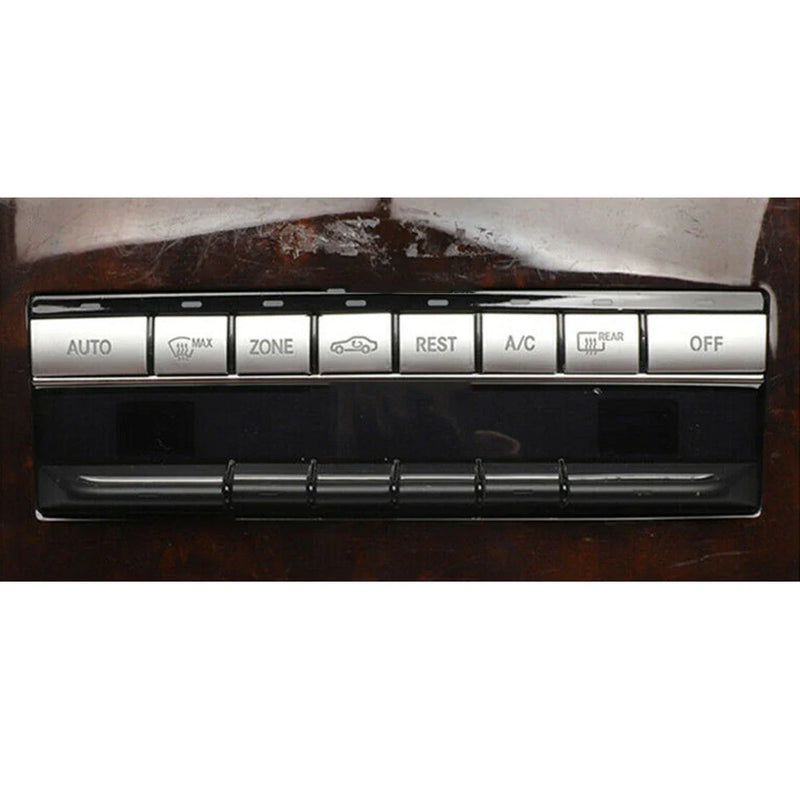 Mercedes Benz E Class W212 C207 8x AC Button Covers (2009-2015)