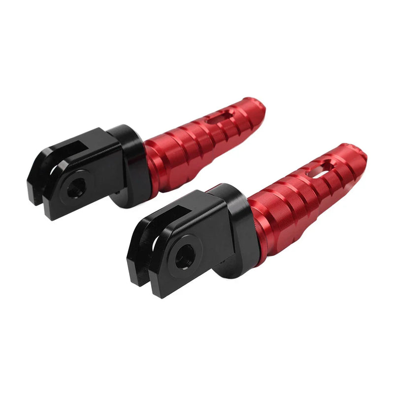 Daytona 675, Street Twin 900 Red Front Footrests (2006-2024)
