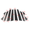 Audi A4 10 Pcs B Pillar Post Cover Trim (2017-2022)