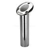 Fishing Rod Holder 30° Angle, Round Head Flush Mount Heavy Duty S/S Relaxn