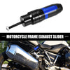 BMW R1250 Blue Frame Exhaust Slider Anti-Collision Protector