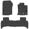 Toyota Prado 150 Series Front & Rear Moulded Rubber Car Floor Mats