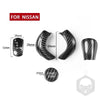 NISSAN GTR R35 08-16 Carbon Fiber Engine Button & Gear Shift Knob Cover Trim