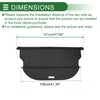CHEVROLET Equinox EV Black Carbon Fiber Car Trunk Retractable Cargo Cover
