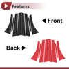 Honda Stream 2007-2014 Black 8 Pcs Car Door Pillar Window Trim