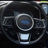 Subaru Forester 2019-2023 Silver Matte Steering Wheel U Shape Cover Trim