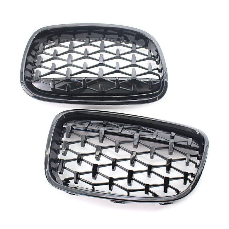 BMW 1 Series Gloss Black Front Kidney Grille (2011-2014)