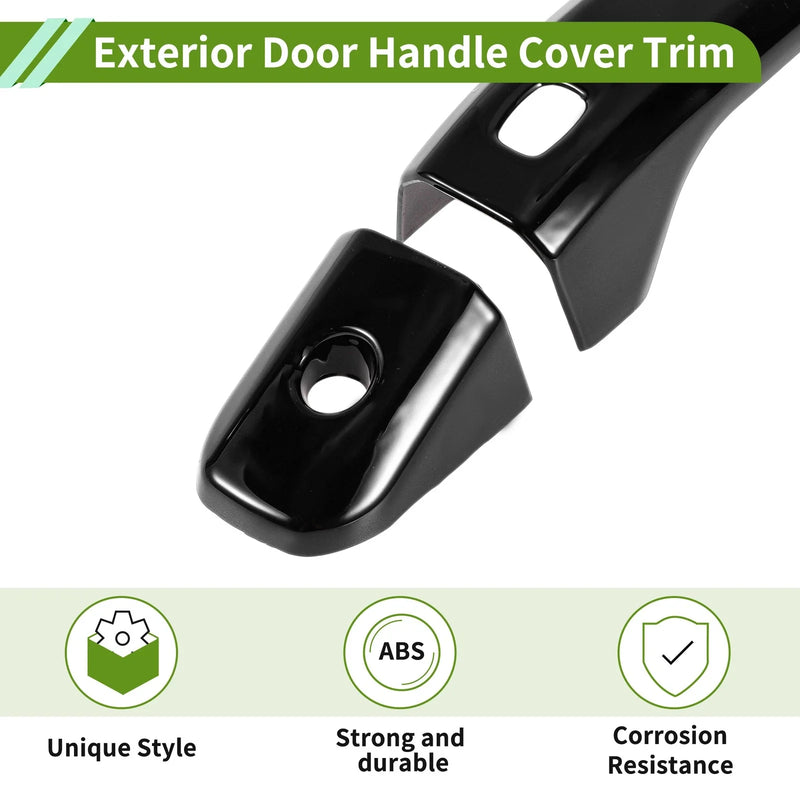 Chevrolet Colorado Black ABS Exterior Door Handle Cover Trim (2023 - 2024)
