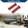 Motorcycle 7/8" 22mm / 1pair Hand Grips Wine Red