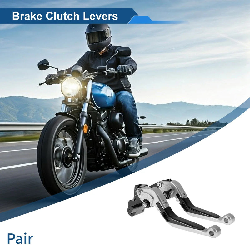 Kawasaki ER-5 1 Pair Adjustable Short Long Brake Clutch Levers (04-05)