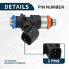 Dodge Challenger (2012-2019) - 6 x Black Injectors Fuel Injector 3.6L