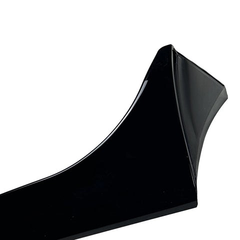 VW Golf 5 GTI R32 2 x Gloss Black Rear Window Spoiler Trim (2003-2009)