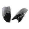BMW E81 E82 E87 E88 E90 E91 E92 Black Rearview Mirror Cover Caps (2006-2013)