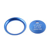 Mazda 3, 6, CX-5 2 x Blue Engine Start Push Button Cover Rings (2014-2023)