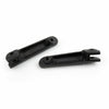 Yamaha R1 R6 R6S Black Aluminum Front Footrests (1999-2012)