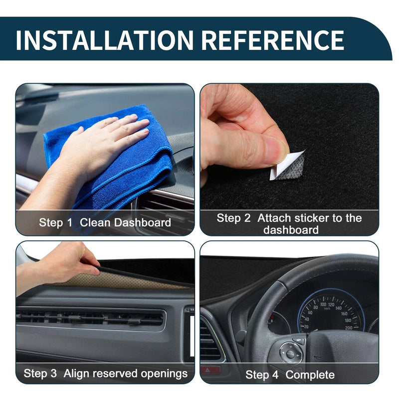 Toyota 86 2012 Sun Protector Pad Black Dashboard Cover Mat