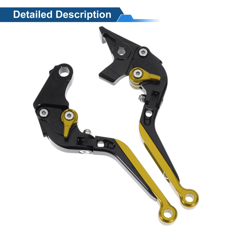 Honda X11 (2000-2001) - Black Gold Tone Adjustable Brake Clutch Levers