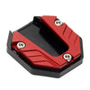 Motorcycle Bikes - Red Kickstand Extender Foot Stand Pad