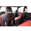 BMW 2D F82 M4 / F80 M3 Real Gloss Carbon Fiber Seat Back Headrest Cover Trim