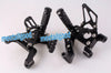 DUCATI 1199 (2012-2014) Black CNC Adjustable Rearsets Foot Pegs