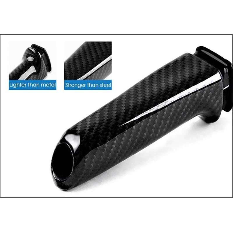 Real Carbon Fiber Hand Brake Handbrake Grip Fits BMW 3 Series  E46 E90 E92 325i