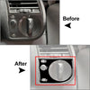 BMW 3 Series Black Headlight Switch Knob Cover (1991-1999)