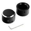 Harley Electra Road Glide Sportster Black Front Axle Nut Covers