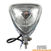 Harley Street Glide Chrome Triangle Retro Headlight (2006-2023)