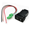Toyota 1x Double Push Switch Button Fog Light with Plug