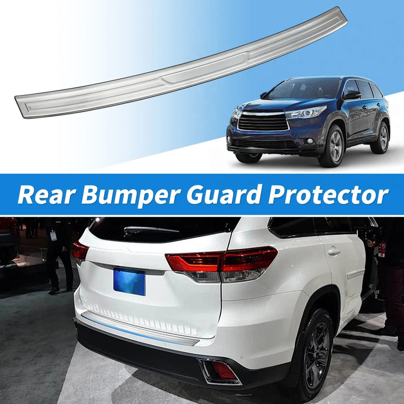 Toyota Highlander Rear Bumper Guard Protector Door Entry Guard (2015-2019)