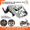 Honda Monkey 125 Silver Rear Luggage Rack Cargo Support (2018-2023)