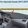 Hyundai Sonata Leather Dashboard Dash Cover Protector Mat Pad (2015–2019)