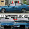 6 x Front/Side/Rear Window Privacy Sunshade Hyundai Elantra (2021–2022)