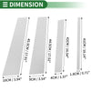 Mercedes GLK 8 Pcs Chrome Silver Door Pillar Window Trim (2010-2015)