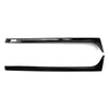 VW Polo Black Rear Window Side Spoiler Canard Splitter Trim (11-17)