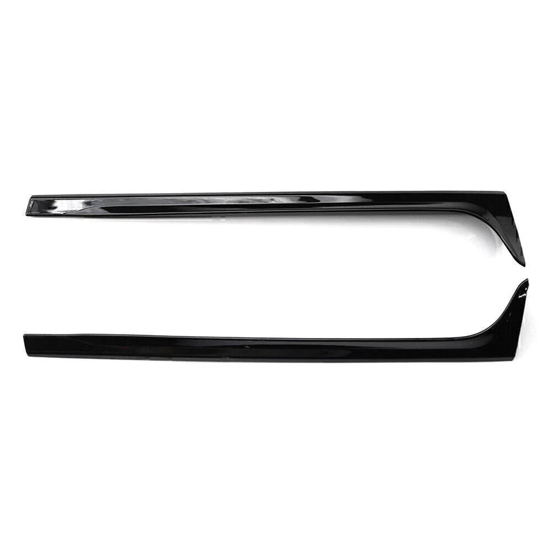 VW Polo Black Rear Window Side Spoiler Canard Splitter Trim (11-17)