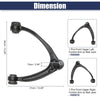 Chevrolet Avalanche 2 x Front Upper Control Arm Ball Joints (2002-2013)