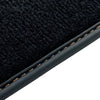 Rolls Royce Cullinan (2018-2023) - Orange Leather Black Floor Mats