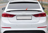 Hyundai Elantra Sedan Rear Boot Spoiler Wing Lip (2017-2018)