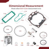 Yamaha YZ250X STD 66.4mm Piston & Rings Gasket Kit (2016-2024)