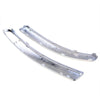 Fiat 500 2 x Chrome Front Bumper Upper Grill Moulding Trim Cover (2007-2015)