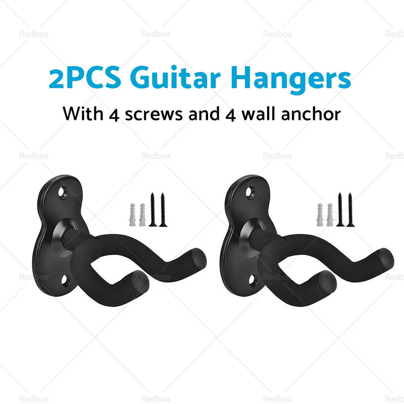 Instruments Guitar Wall Mount Holder Hook Rack Bracket Padded Display