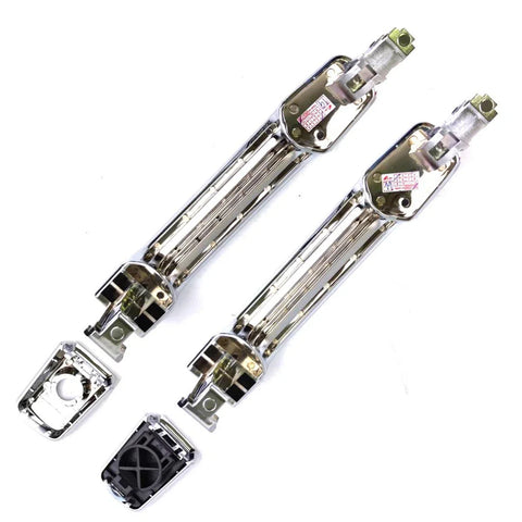 Exterior Door Handle Chrome FL+FR Fits Nissan Navara D40 2D 4D Truck 2005-14 D06