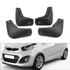 Kia Picanto 4pcs Front & Rear Mud Flaps Splash Guards (2011-2018)