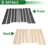 Mercedes GL-Class 10 Pcs Door Pillar Window Trim (2013-2019)